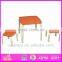 2015 New cute childrens table and chairs,popular wooden chairs and tables and hot sale WO8G100-x