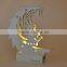 2015 newest top quality wooden Christmas decor gift with light
