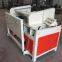 Wood pallet channel-opening machine