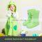 2017 new design OEM PVC kids children raincoat rain boot manufacturer