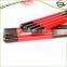 Factory Price Black And Red Wood Round Chopstick On Sale