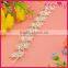 wholesale fashion white elegant flower bridal hair accessories with rhinestone for wedding decoration in bulk WHD-031