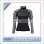 Custom Cationic Sports Wear Women Half Zip Pullover Gym Shirts