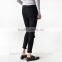 european style lady street trendy bulk wholesale black ripped jeans