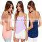 Cheap Wholesale Sexy Ladies Vest Chiffon Top Tank