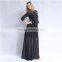 Factory Supply Polka Dot Design Plus Size Chiffon Maxi Dresses