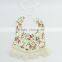 Real picture show !! wholesale kids garment soft infant wear floral baby bibs