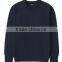Plain Heather Color Crew Neck Pullover Sweatshirt