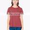 100%Cotton short sleeve women t shirt wholesale blank t-shirt custom 2016