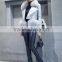 2017 Newest Korean Women Short Real Leather Jacket Coat With Big Fox Fur Cuff