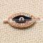 Rhinestone Crystal Oil Drip Evil Eye Beads Pendant Turkish Lucky Eye Pendant