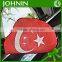 Spandex fabric polyester printed elastic Turkey car mirror flag