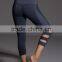 Moisture Wicking Nylon Spandex Womens Compression Runnning Wear Custom Running Tights