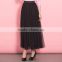HOt Sale Women Long A-line Tulle Skirts Fashion Skirts Elastic Waist Band A-line Tulle long Skirts For Women