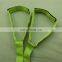 Neon green jacquard 100% polyester yoga mat webbing sling