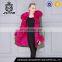 Wester style warm winter coat with fur collar for women