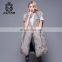 2017 New Product Long Length Plush real Fox fur Coat