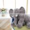 HI CE best selling baby elephant plush pillow lovely animal shaped body pillow for sale