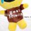 New developed cheap Fanny 12cm plush emoji doll keychain toy