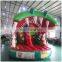 Newly Popular Green Color Inflatable Crocodile Obstacle Course for kids outdoor playground