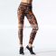 Digital 3D printing women's skinny stretch slim fitness leggings sports pants