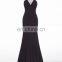 Grace Karin Floor Length Beads Formal Gown Black Bodycon Long Evening Dresses CL6157