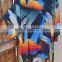 KGN INDIAN STYLISH HAND PAINTED INSPIRED SILK TO WEAR LONG PONCHO TUNIC