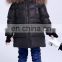 T-GC026 Kids Feather Lightweight Down Windproof Sleeve Girls Coat