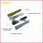 Wholesale Fashion High Quality Polish Stainless Steel Blank Tie Clips With Three Color