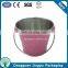 Christmas promotional wholesale china metal ice tin bucket with handle