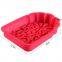 Free Sample Food Grade Heat resistant Nontoxic Silicone Cake Mold Baking Mousse Pudding Mold Tool Happy Birthday
