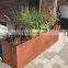 Corten Steel planters /Garden corten flower pot/Outdoor Decoration