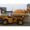 Automatic feeding mixer truck/ Self Loading Cement Mixing Mini Mobile Concrete Mixer Truck