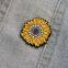 Sunflower Brooch Enamel Pin Badge