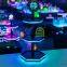 Three Layers Hexagon Shape LED Fruit Serving Tray  LED fruit serving tray