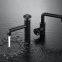 Industrial Style Basin Faucets black colour cold hot water wholesale price