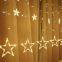 12 stars 138 led curtain string lights factory outlets led big star curtain christmas light wholesale