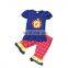 Boutique children clothing boutique outfits 100%Cotton fabric kids clothing