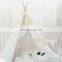 Kids Cotton Canvas Teepee Tent Children Play Tent Indoor Outdoor Toy Tent for Girls and Boys