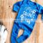 Baby Sleepsuit Romper Pajamas Customized Print Envelope Neck Onesie