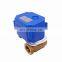 Wholesale Customized Good Quality Copper Sanitary Electric mini ball Valve