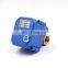 Power Off AutoReturn Anti-corrosion  DN20 G3/4" DC 2ways Operated Motor Electric Actuator 24V Ball Valve For Water Treatment