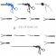 Laparoscopic flexible grasping v shape forceps