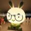 Lovely EU plug plastic baby bedroom lamp animal led night light rabbit sleep luminaria for kids