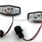2pcs White 18SMD LED Number License Plate Lights Fit For Acura RL TSX RDX Honda Civic Accord Car Styling Accessories