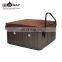 Proway Outdoor Spa Handrail Aluminum+Iron top mounted lucite metal handrail brackets bracket