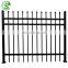 Galvanized tubular steel fence metal residencial fences from China