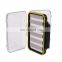 Wholesale ABS Easy Grip Foam Fly Fishing Box Double Side Waterproof Plastic Tackle Container Portable Transparent Fly Box