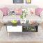 Modern Furniture Coffee Tables for Living Room TV Stand With Storage Shelf And 1 Drawer