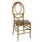 Hot selling gold metal wedding chiavari chair with cushion for chivari event